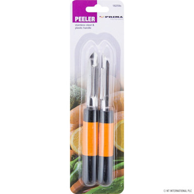 Pack Of 4 Stainless Steel Peeler Potatoes Vegetables Spud Cutter Set from B&Q