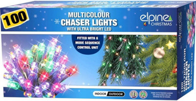 100 Led Christmas Snowing Icicle Lights Bright Xmas Tree Indoor Outdoor Colour Chaser Decoration 360 480 720 from B&Q