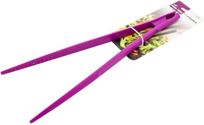 Set Of 2 Food Tong Kitchen Cooking Bbq Utensil Serving Tongs Food Salad Takeaway 12 Inch from B&Q