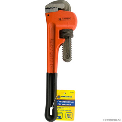Marksman 250mm Adjustable Wrench Spanner Heavy Duty Monkey Stilson Pipe Garage from B&Q