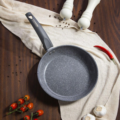 Fry Pan Marble Coating Non Stick Kitchen Cooking Frying 24Cm from B&Q