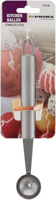 Stainless Steel Kitchen Melon Baller Fruit Scoop Ice Cream Ball Dessert from B&Q