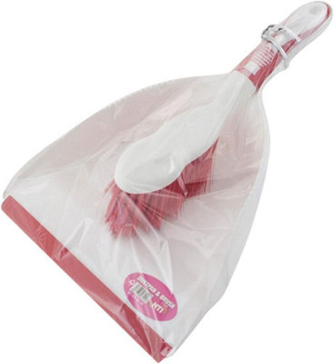 New Dustpan Brush Set Home Kitchen Sweeping Dust Sweeper Kitchen Clean Bristles from B&Q