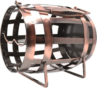  - Metal Bottle Wine Holder Ornament Decor Kitchen Gift Novelty Rack Stand Fun