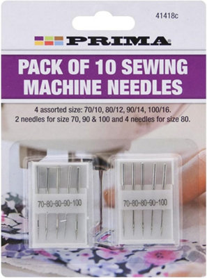 40Pc Sewing Machine Needles Replacement Assorted Universal Portable Craft from B&Q