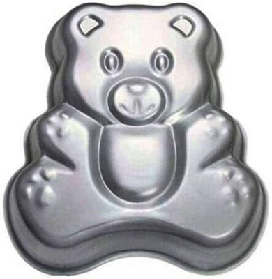 Gingerbread Bear Bake Pan Baking Oven Tray Kitchen Non Stick Mould Tin Spring from B&Q