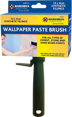 Marksman New Pack Of 2 Wallpaper Paste Brush Decorating Diy Workshop Synthetic Fillings from B&Q