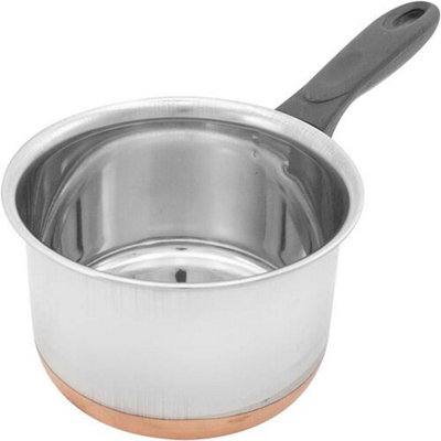 17Cm Copper Base Milk Pan Handle Saucepan Milkpan Kitchen Frying Pan Cooking from B&Q