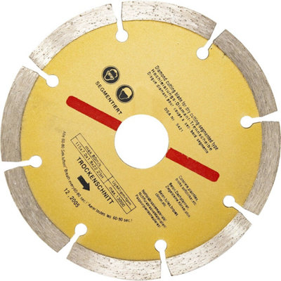 Set Of 3 4.5 Inch Diamond Cutting Disc Attachment Angle Grinder Brick Stone Concrete 115mm from B&Q