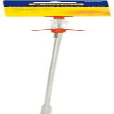 24" Flexible Long Pick Up Claw Reach Tool Curve Bend Slim Narrow Grabber from B&Q