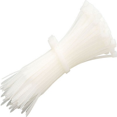 200Pc Nylon Plastic Cable Ties Long Wide Long Zip Wrap Organiser Tidy Wires from B&Q