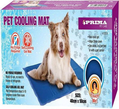 Self Cooling Cool Gel Mat Pet Dog Cat Heat Relief Non-Toxic Summer 40Cm X 50Cm from B&Q