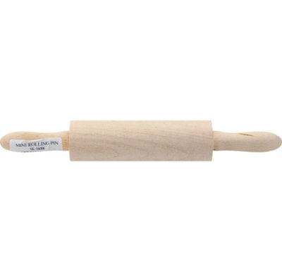2 X Mini Wooden Rolling Pin Pastry Chapati Baking Cooking Pizza Dough Kitchen from B&Q
