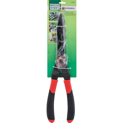 Marksman New Non Stick Steel Blade Handle Garden Shears Hedges Grass Shrubs Bushes Grip 10 Inch from B&Q