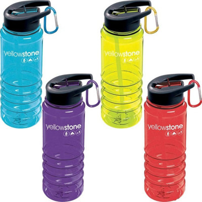 New 700Ml Tritan Bottle With Folding Straw Camping Hiking Festivals Outdoor from B&Q