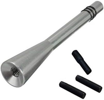 Chrome Black Bee Sting Ariel Universal Antenna Radio Am Fm Replacement Mast from B&Q
