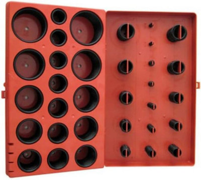B&Q 419Pc O Ring Oring Rubber Seal Plumbing Assortment Set Kit Garage Plumbing