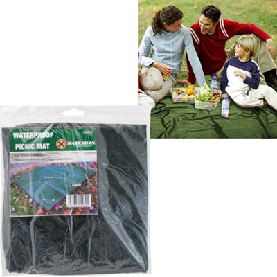 Set Of 2 Outdoor Portable Folding Picnic Blanket Beach Mat Large Waterproof Camping from B&Q