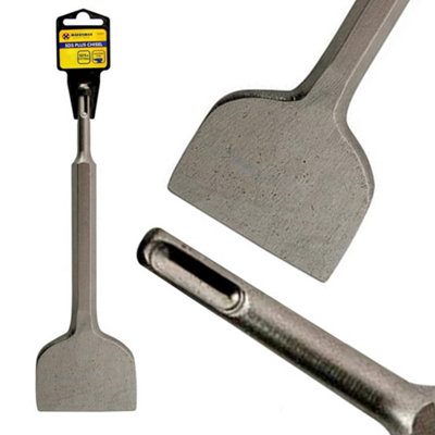  - New Set Of 2 40mm Sds Plus Chisel Drill Bit Rotary Hammer Bits Masonry Drilling Tool Diy