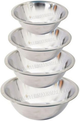  - New Stainless Steel Deep Mixing Bowl Cooking Kitchen Baking Salad Food Fruit 16Cm
