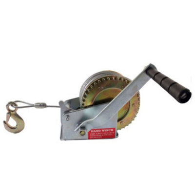 New 1200Lb Drop Forged Hand Winch Boat Marine Trailer Manual 65Ft from B&Q