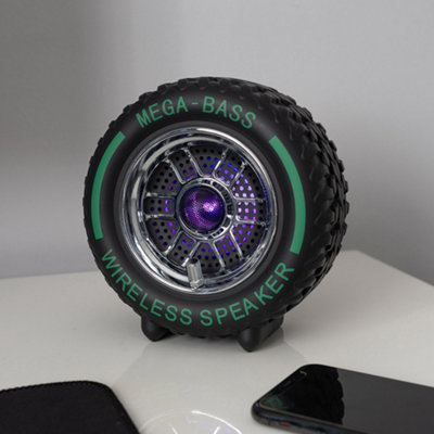 Red5 Wireless Light Up Tyre Speaker from B&Q