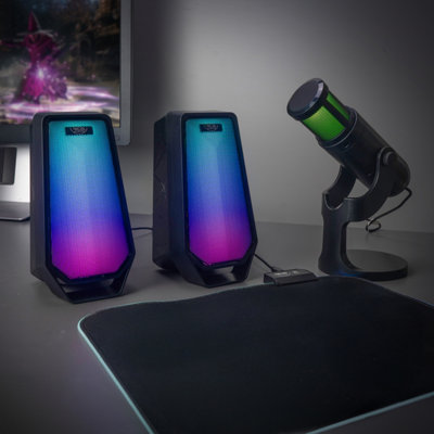 Red5 zodiac gaming set: funky rgb mic & immersive sound