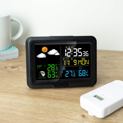 Red5 Led Weather Station Chic Updates With Wireless Sensor from B&Q