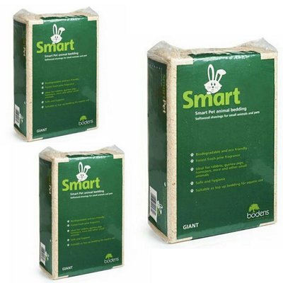 STAR SUPPLIES 3 Bags 10Kg Naturally Fine & Soft Odour Control Super Absorbent Wood Shavings For Pet Bedding from B&Q