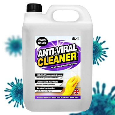 Star Supplies 1 X 5 Litre Antiviral Cleaner Disinfectant Keeps All Surfaces Hygienically Clean from B&Q