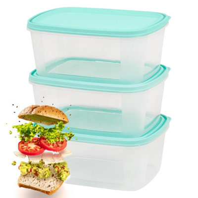 Star Supplies 9 X 2L Microwave & Freezer Safe Food Storage Containers With Airtight Lids from B&Q