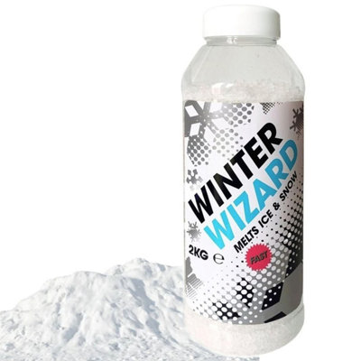 Star Supplies 3 Tubs 2Kg Winter Wizard Melts Ice & Snow Ideal For Roads & Paths from B&Q