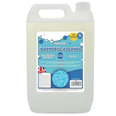 STAR SUPPLIES 1x 5l Household Cleaning Disinfectant Strong Isopropyl Ipa Cleaning Liquid For Grease Dirt Oil & Electronics