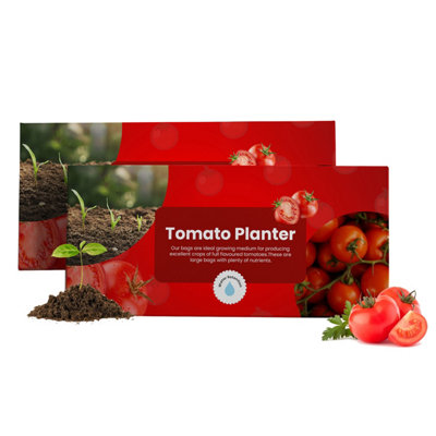 STAR SUPPLIES 1 Bag (56 Litres) Nutrient Enriched Tomato Planter Grow Bag With Improved Water Retention For Flavoursome Tomatoes from B&Q