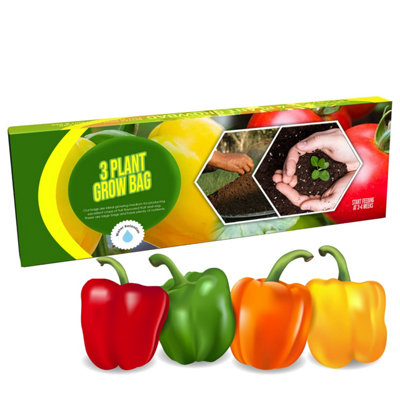 STAR SUPPLIES 1 Bag (24 Litres) Fruit & Veg 3 Plant Grow Bag With Balanced Nutrients For Gardening & Greenhouses from B&Q