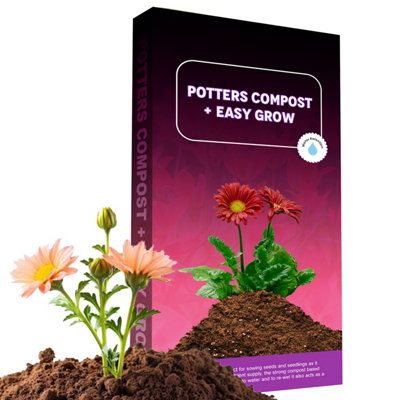 STAR SUPPLIES 1 Bag (60 Litres) Easy Grow Potters Seed Sowing Compost Ideal For Potting & Planting Nutrient Balanced For Stronger Roots