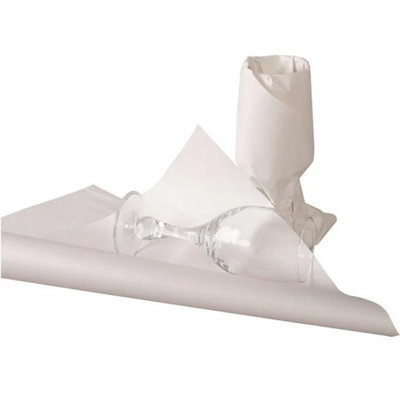 STAR SUPPLIES 100 Sheets Of Large 20X30" (508X762mm) White Sheets Of Newspaper Offcuts Wrapping Paper Sheets from B&Q