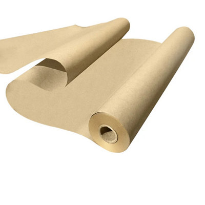 B&Q -  Multipurpose Brown Kraft Paper Roll 500X100mm Rolls For Packing Gifts Arts & Crafts