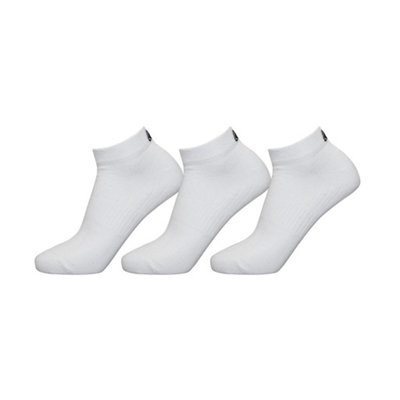 Exceptio Sports Trainer Socks (3 Pairs) White 48 from B&Q
