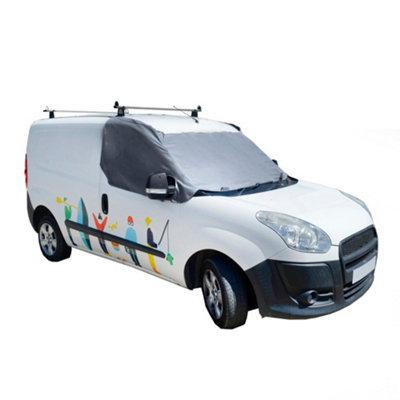 B&Q -  Fiat Doblo Windscreen Cover 2010 OnGrey