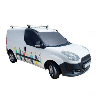B&Q -  Fiat Doblo Windscreen Cover 2010 OnDark Grey