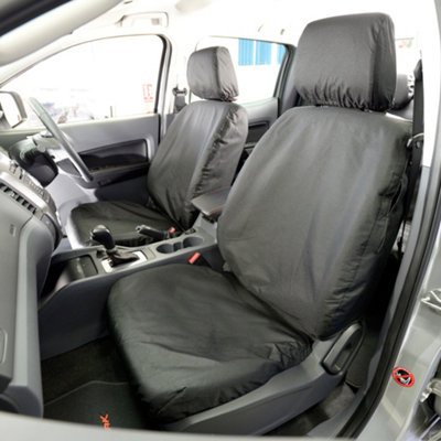 Uk Custom Covers Front Seat CoversTo Fit Ford Ranger Wildtrak Raptor 2012 Onwards from B&Q