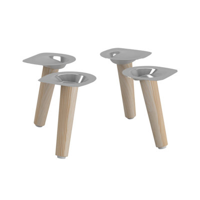 B&Q -  PineWooden Scandinavian Replacement Furniture Legs