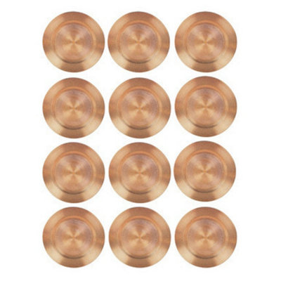 B&Q -  Rose GoldSet Of 12Mosaic Charger Plates
