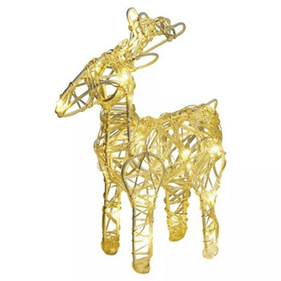 Urbn-Living Standing20 Led Light-Up Christmas Reindeer from B&Q