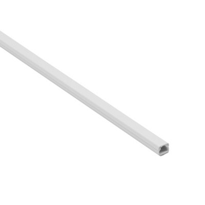 D-Line White Rectangular Trunking Length from B&Q