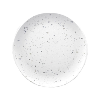 Purely Home Terrazzo Melamine Side PlatesSet Of 2 from B&Q