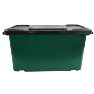 B&Q -  Recycling Box44LGreen And Black Lid