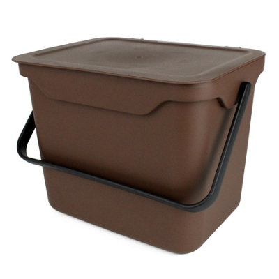 EasyEco Easy Eco5L Compost CaddyBrown from B&Q