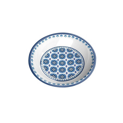 Purely Home Indigo Melamine Pet SaucerLow Small Food Bowl For Cats from B&Q